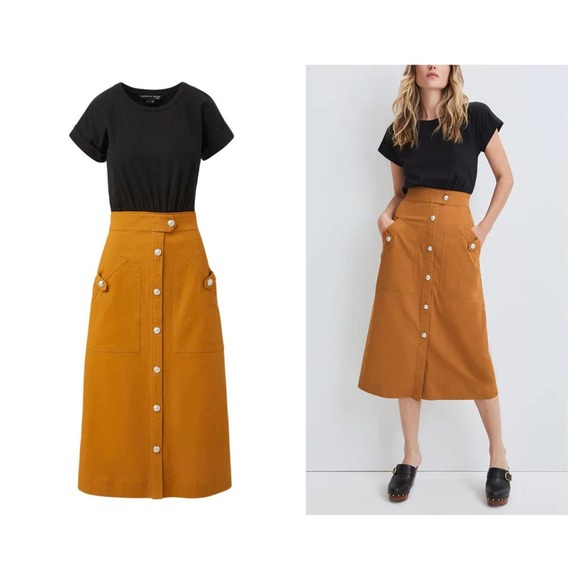 Veronica Beard Dresses & Skirts - Veronica Beard Larsen Tee Skirt Dress Small